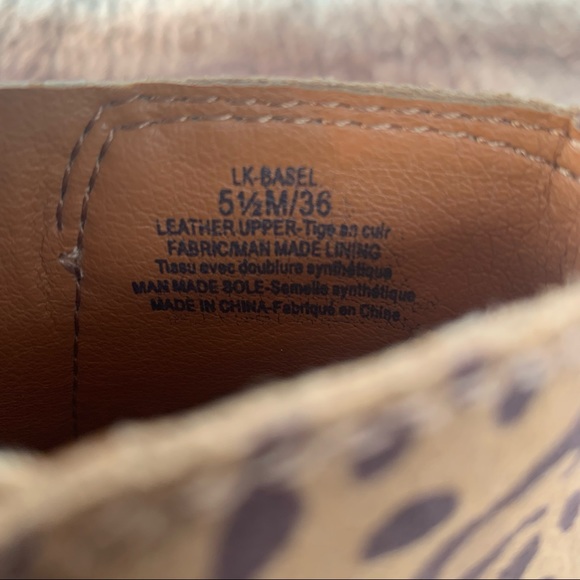 Lucky Brand Basel Bootie Leopard Javan Suede - Picture 10 of 11